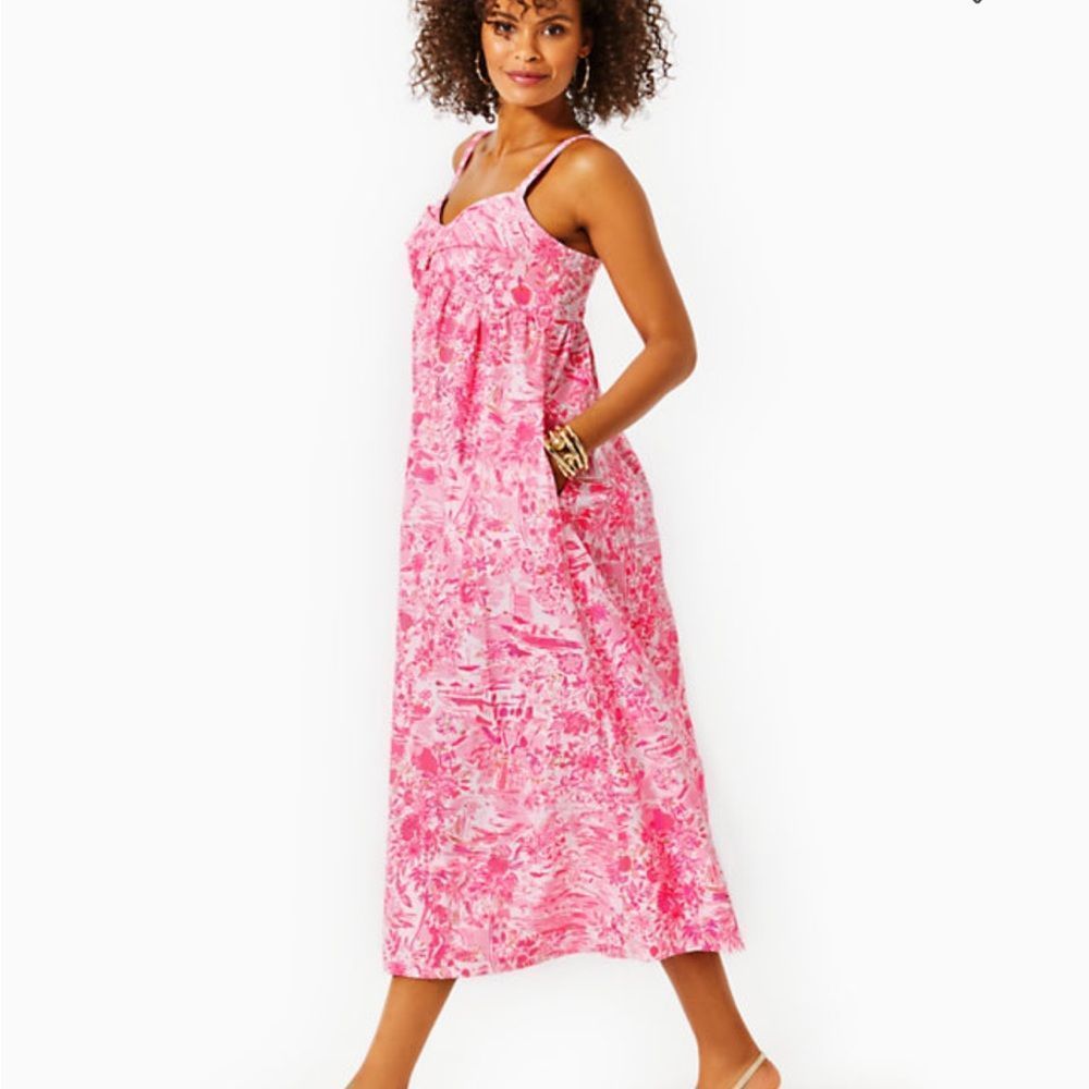 Lilly Pulitzer Azora Cotton Midi Dress